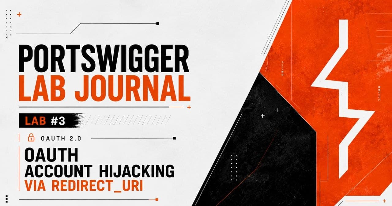 LAB#03 OAuth account hijacking via redirect_uri